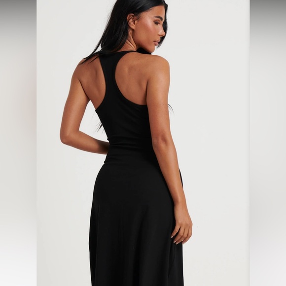 Bronzesnake Alma Midl Dress in Black M/L. 96%Cotton, 4% Spandex. NWT - Picture 5 of 16